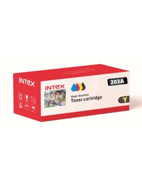 INTEX Laserjet Toner 203A Yellow Compatible for HP 203A CF542A for Color Laserjet M254dw M254nw MFP M280 M280nw M281cdw M281fdn M281fdw Printer