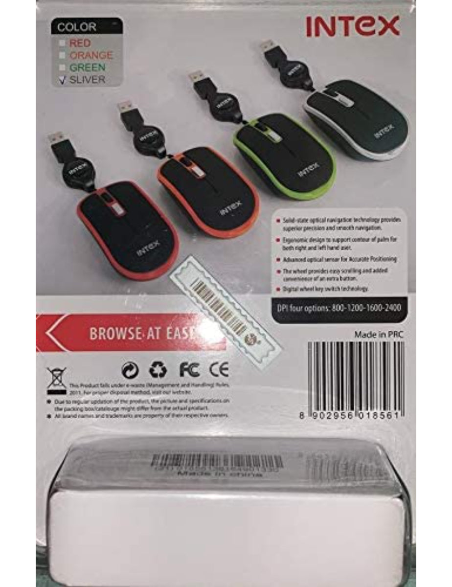 Intex USB Mouse For PC - IT-OP102