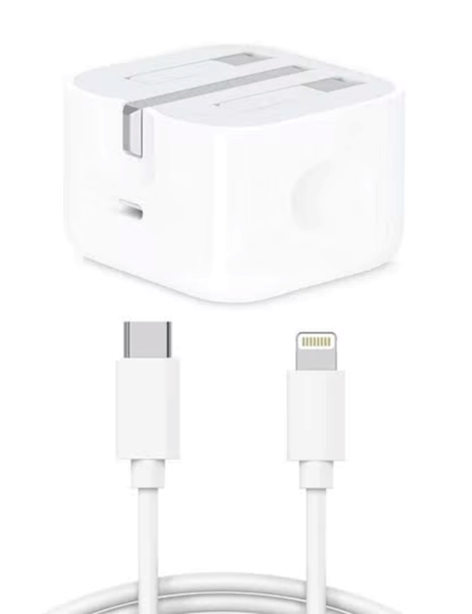 Intex 2 in 1 Pack of 20W USB-C Power Adapter and USB-C to Lightning Cable