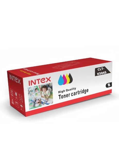 INTEX Toner CLT-K504S Black Compatible for Samsung Xpress C1860fw C1810w SL-C1860fw SL-C1810w CLX-4195fw CLP-415nw Printer