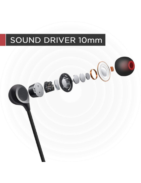 INTEX Thunder 101 Wired in Ear Super Bass Earphones with Mic & 3.5mm Universal Jack - eDubaiCart