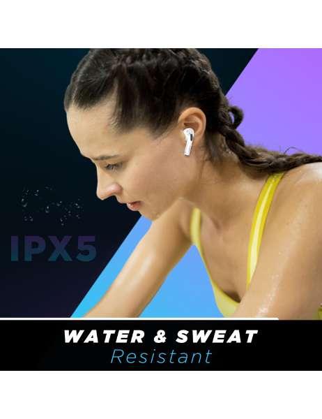 INTEX Air Studs Alpha, Bluetooth Earbuds with Up to 24 hours playtime, Wireless Charging - eDubaiCart