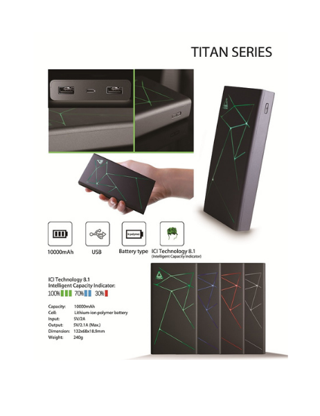 INTEX Mobile Power Bank PB12K -Titan freeshipping - eDubaiCart