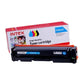 INTEX 201A Laser Toner Cartridge CF401A Compatible with HP Laserjet Pro M252dw M252n MFP M277dw M277n (Cyan)